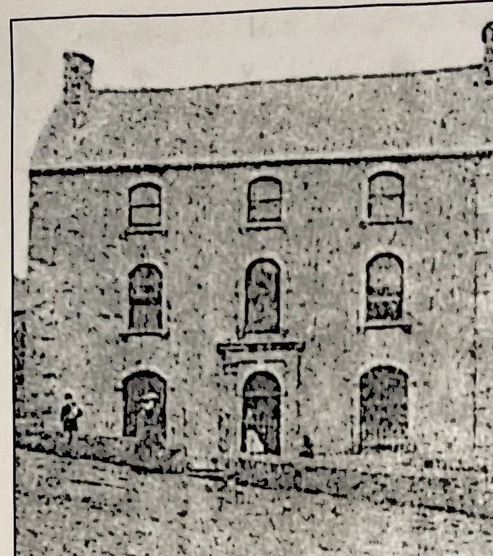 Historic image of the White Hart as a single property