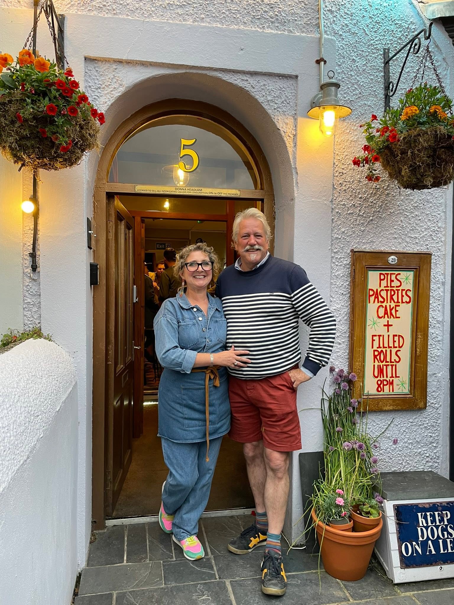 Donna and Mike of The Star Inn, Narberth